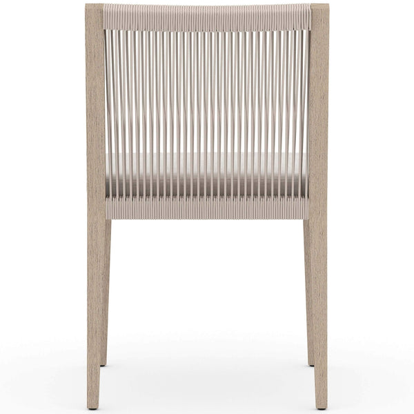 Home Fashion Sherwood Outdoor Dining Chair Stone Grey/Washed Brown Set Of 2 By Four Hands