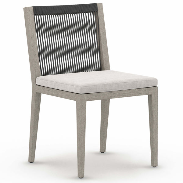 home fashion Sherwood Outdoor Dining Chair Stone Grey/Weathered Grey Set of 2 by Four Hands