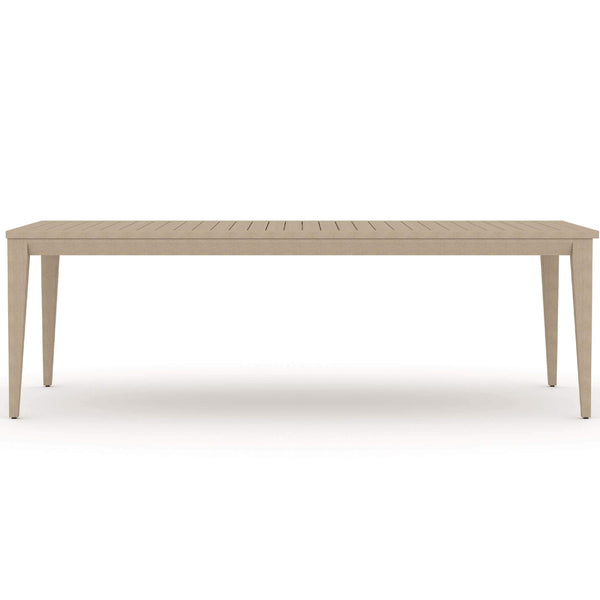 Home Fashion Sherwood Outdoor Rectangle Dining Table Washed Brown By Four Hands