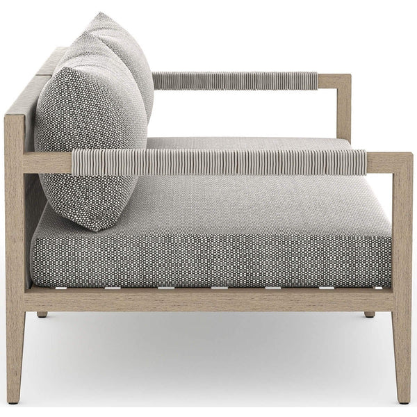 Home Fashion Sherwood Outdoor Sofa Faye Ash/Washed Brown By Four Hands