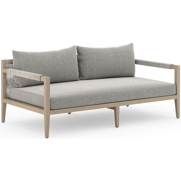 Home Fashion Sherwood Outdoor Sofa Faye Ash/Washed Brown By Four Hands