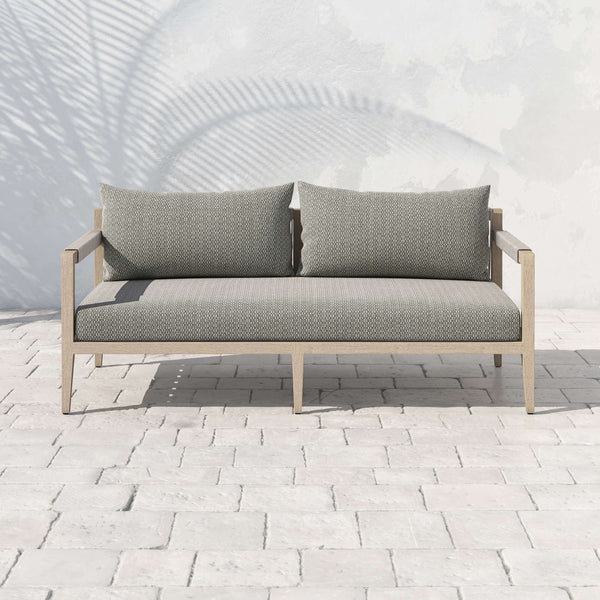 Home Fashion Sherwood Outdoor Sofa Faye Ash/Washed Brown By Four Hands