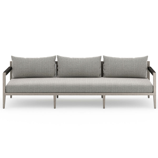 Home Fashion Sherwood Outdoor Sofa Faye Ash/Weathered Grey By Four Hands