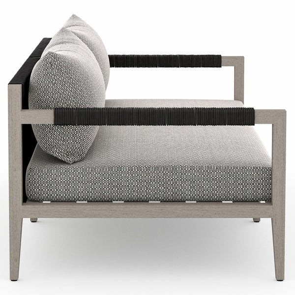 Home Fashion Sherwood Outdoor Sofa Faye Ash/Weathered Grey By Four Hands