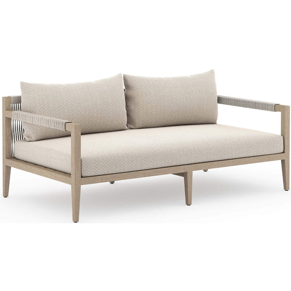 Home Fashion Sherwood Outdoor Sofa Faye Sand/Washed Brown By Four Hands