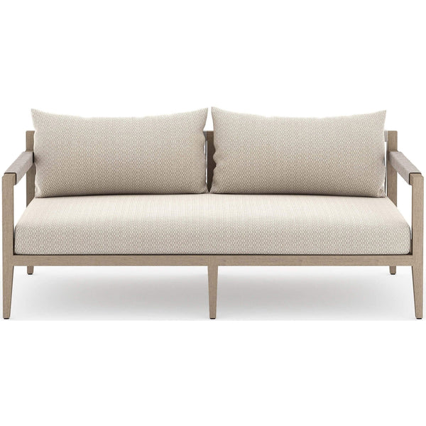 home fashion Sherwood Outdoor Sofa Faye Sand/Washed Brown by Four Hands
