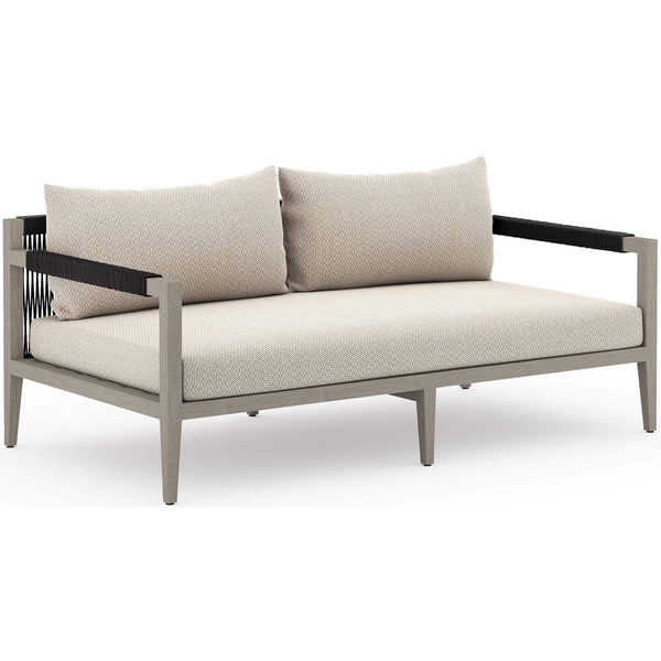 Home Fashion Sherwood Outdoor Sofa Faye Sand/Weathered Grey By Four Hands