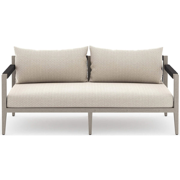 home fashion Sherwood Outdoor Sofa Faye Sand/Weathered Grey by Four Hands