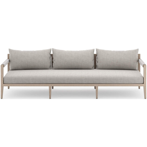 Home Fashion Sherwood Outdoor Sofa Stone Grey/Washed Brown By Four Hands