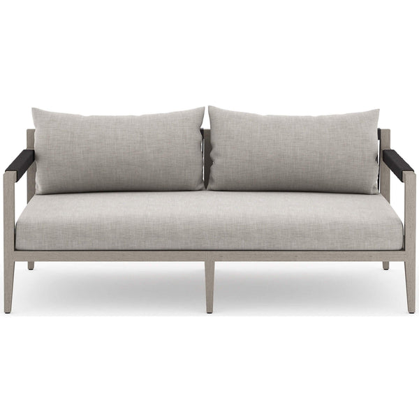 home fashion Sherwood Outdoor Sofa Stone Grey/Weathered Grey by Four Hands
