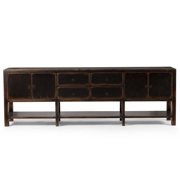 Home Fashion Shizuko Sideboard Distressed Walnut By Four Hands