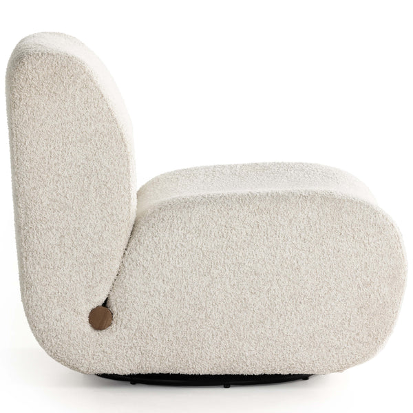 Home Fashion Siedell Swivel Chair Sheldon Ivory By Four Hands