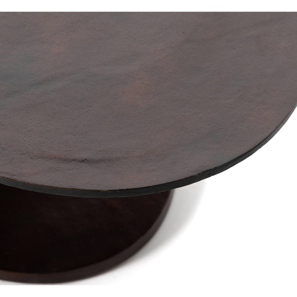 Home Fashion Simone Oval Coffee Table Antique Rust By Four Hands