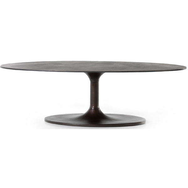 home fashion Simone Oval Coffee Table Antique Rust by Four Hands