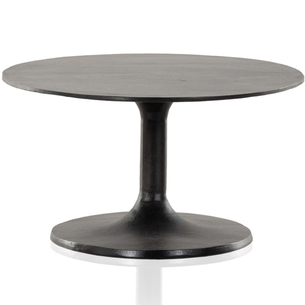 Home Fashion Simone Oval Coffee Table Raw Black By Four Hands