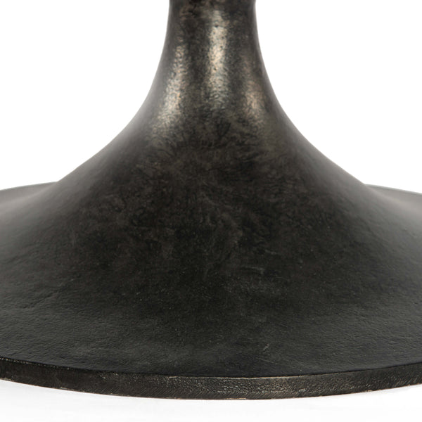 Home Fashion Simone Round Coffee Table Raw Black By Four Hands