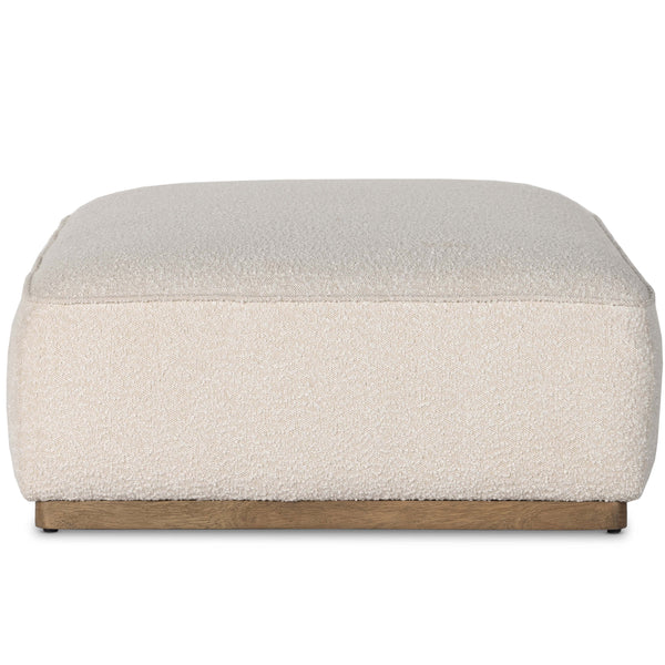 Home Fashion Sinclair Cocktail Ottoman Knoll Natural By Four Hands