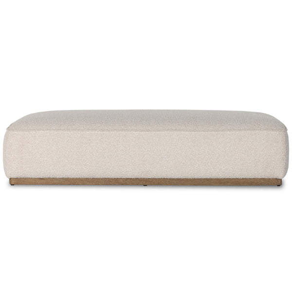 Home Fashion Sinclair Cocktail Ottoman Knoll Natural By Four Hands