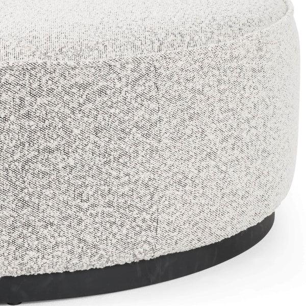 Home Fashion Sinclair Large Round Ottoman Knoll Domino By Four Hands