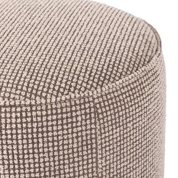 Home Fashion Sinclair Round Ottoman Barrow Taupe By Four Hands
