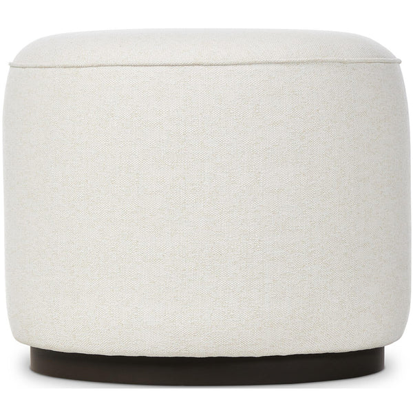Home Fashion Sinclair Round Outdoor Ottoman Alessi Linen By Four Hands