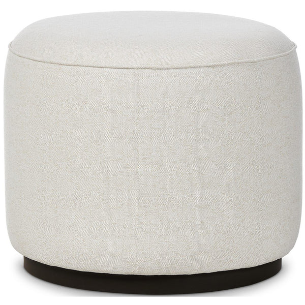 Home Fashion Sinclair Round Outdoor Ottoman Alessi Linen By Four Hands