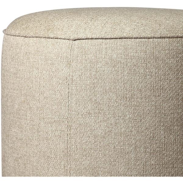 Home Fashion Sinclair Round Outdoor Ottoman Hayes Cream By Four Hands