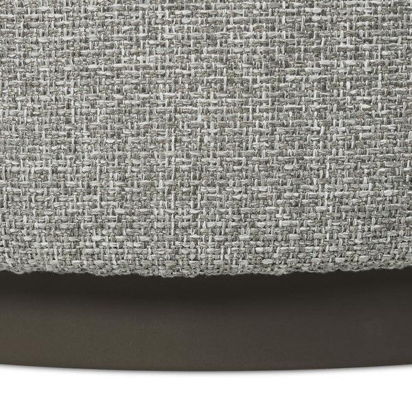 Home Fashion Sinclair Round Outdoor Ottoman Hayes Smoke By Four Hands