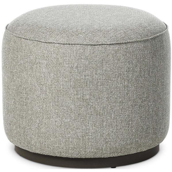 home fashion Sinclair Round Outdoor Ottoman Hayes Smoke by Four Hands