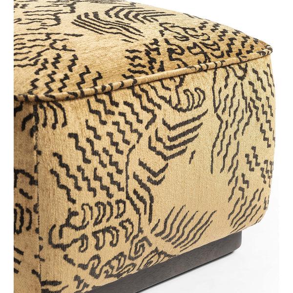 Home Fashion Sinclair Square Ottoman Balkan Ochre By Four Hands