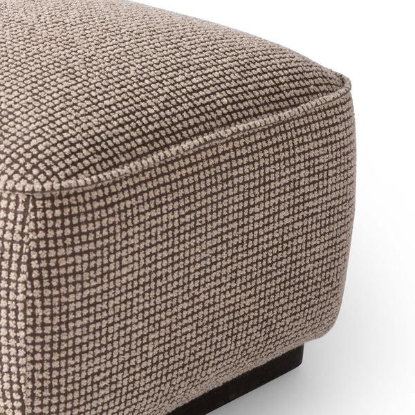 Home Fashion Sinclair Square Ottoman Barrow Taupe By Four Hands