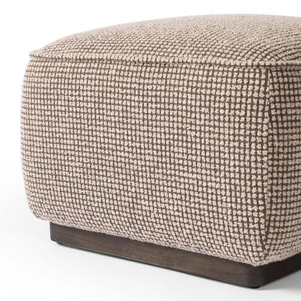 Home Fashion Sinclair Square Ottoman Barrow Taupe By Four Hands