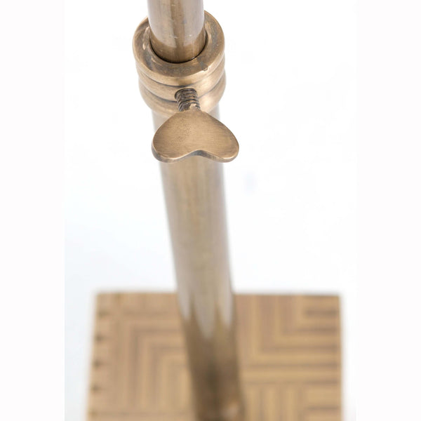 Home Fashion Sirius Adjustable Accent Table Brass By Four Hands