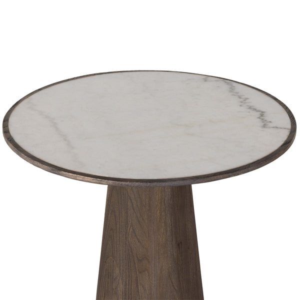 Home Fashion Skye End Table White Marble By Four Hands
