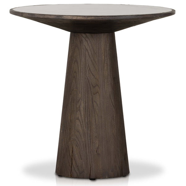 home fashion Skye End Table White Marble by Four Hands