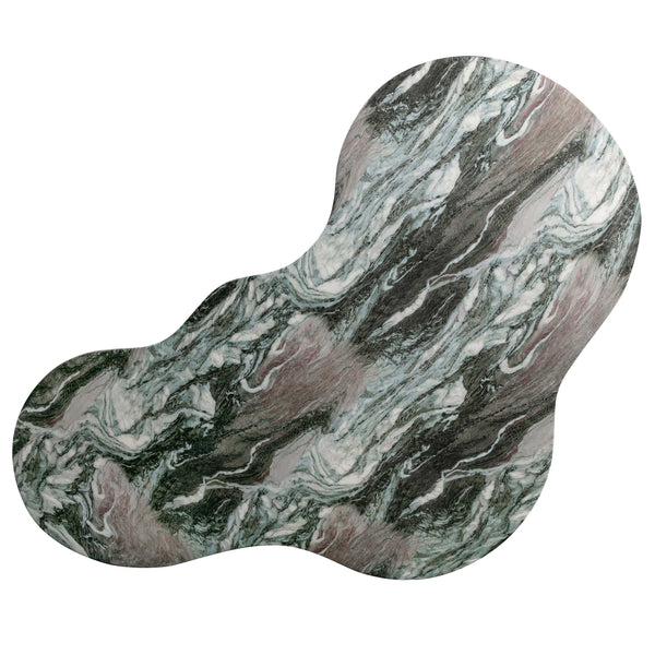 Home Fashion Slab Coffee Table Faux Grey/Blush Marble