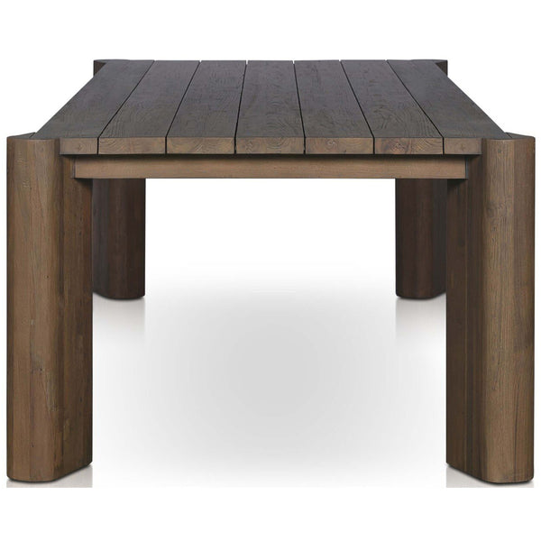 Home Fashion Soho Outdoor Dining Table Stained Heritage Brown By Four Hands