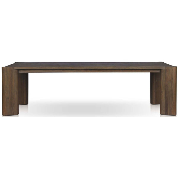 Home Fashion Soho Outdoor Dining Table Stained Heritage Brown By Four Hands