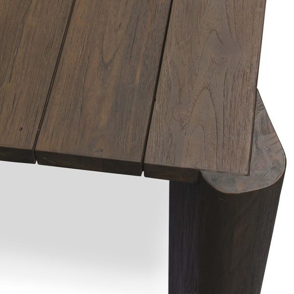 Home Fashion Soho Outdoor Dining Table Stained Heritage Brown By Four Hands