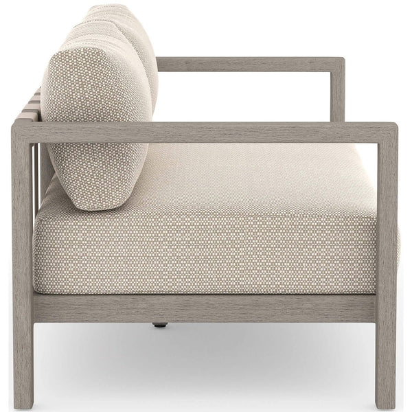 Home Fashion Sonoma 60" Outdoor Sofa Faye Sand/Weathered Grey By Four Hands