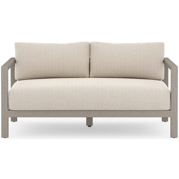 home fashion Sonoma 60" Outdoor Sofa Faye Sand/Weathered Grey by Four Hands