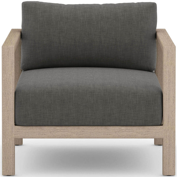 Home Fashion Sonoma Outdoor Chair Charcoal/Washed Brown By Four Hands