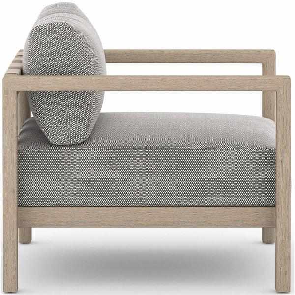 Home Fashion Sonoma Outdoor Chair Faye Ash/Washed Brown By Four Hands