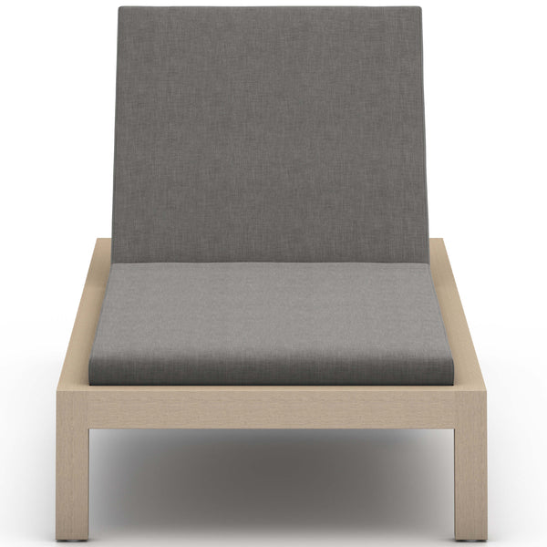 Home Fashion Sonoma Outdoor Chaise Washed Brown Charcoal By Four Hands