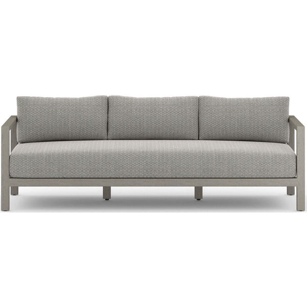 Home Fashion Sonoma Outdoor Sofa Faye Ash/Weathered Grey By Four Hands
