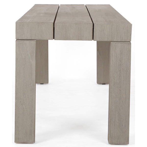 Home Fashion Sonora Outdoor Dining Bench Weathered Grey By Four Hands