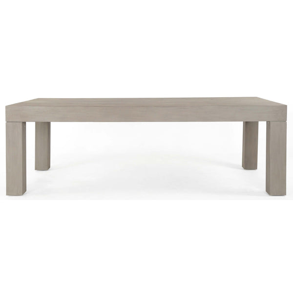 Home Fashion Sonora Outdoor Dining Table Weathered Grey By Four Hands