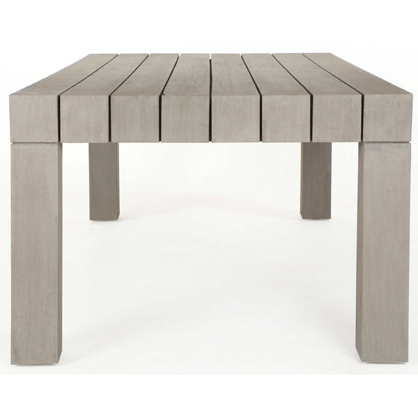 Home Fashion Sonora Outdoor Dining Table Weathered Grey By Four Hands