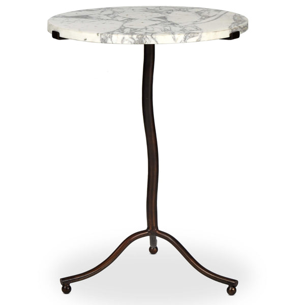 Home Fashion Sophie End Table White Marble By Four Hands