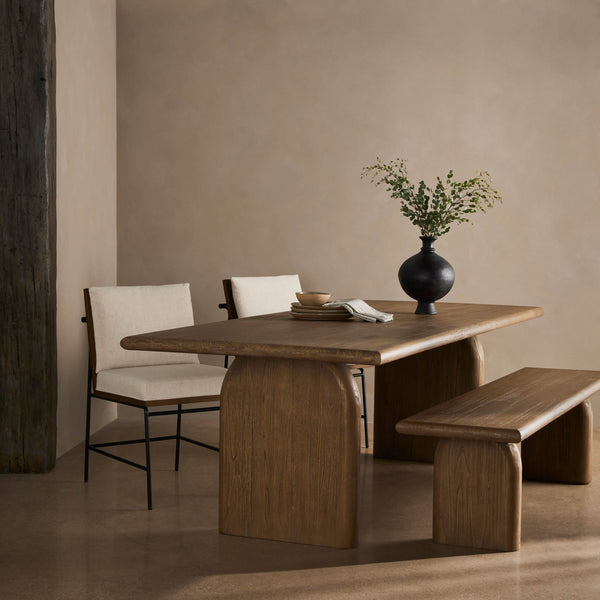 Home Fashion Sorrento 94" Dining Table Aged Drift By Four Hands